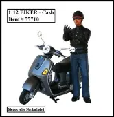 Biker Cash Figure For 112 Models by American Diorama