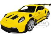 Porsche 911 GT3 RS (992) Yellow ""NEX Models"" Series 1/24 Diecast Model Car by Welly
