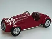 Ferrari 125C 72 Tazio Nuvolari Winner ""Circuito Forli"" (1947) Limited Edition to 90 pieces Worldwide ""Mythos Series"" 1/18 Model Car by Tecnomodel
