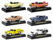 ""Ground Pounders"" 6 Cars Set Release 27 IN DISPLAY CASES Limited Edition 1/64 Diecast Model Cars by M2 Machines