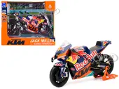 KTM RC16 Motorcycle 43 Jack Miller ""Red Bull KTM Factory Racing"" MotoGP World Championship (2023) 1/12 Diecast Model by New Ray
