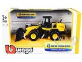 New Holland W170D Wheel Loader Yellow and Black ""New Holland Agriculture"" Series 1/50 Diecast Model by Bburago