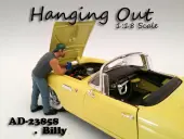 ""Hanging Out"" Billy Figure For 118 Scale Models by American Diorama