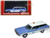 1970 Ford Galaxie Station Wagon Blue and White with Blue Interior ""Pan-American Airlines Ground Crew"" Limited Edition to 180 pieces Worldwide 1/43 Mo