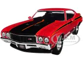 1972 Buick GSX Fire Red with Black Stripes ""Muscle Car &amp; Corvette Nationals"" (MCACN) ""American Muscle"" Series 1/18 Diecast Model Car by Auto Worl