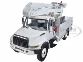 International DuraStar Utility Bucket Truck ""Altec"" White 1/34 Diecast Model by First Gear