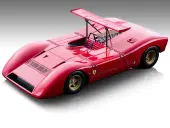 Ferrari 612 Can-Am Rosso Corsa Red ""Press Version"" (1968) ""Mythos Series"" Limited Edition to 100 pieces Worldwide 1/18 Model Car by Tecnomodel