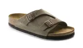 Birkenstock Zürich Suede Leather Regular Fit Men - Sandals Birkenstock - Grey - 0050461-7 - Size: 7