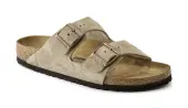Birkenstock Arizona VL Taupe Narrow Fit Unisex - Sandals Birkenstock - Grey - 0051463-4.5 - Size: 4.5