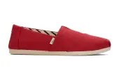 Toms Alpargata Recycled Cotton Canvas Wmn Women - Sneakers Toms - Red - 10017743-3.5 - Size: 3.5