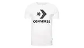 Converse Center Front Nova Classic Tee Women - T-shirts Converse - White - 10021940-A01-S - Size: S
