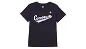 Converse Center Front Nova Classic Tee Women - T-shirts Converse - Black - 10021940-A02-S - Size: S