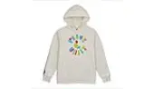 Converse Peace & Unity Recycled Pullover Hoodie Men - T-shirts Converse - White - 10022298-A02-M - Size: M