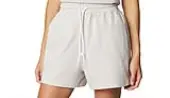 Converse Heathered Drawstring Shorts Women - Shorts Converse - White - 10023910-A01-XS - Size: XS
