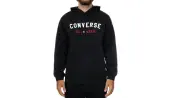 Converse Center All Star Logo Men - Hoodies and Sweatshirts Converse - Black - 10024502-001-XS - Size: XS
