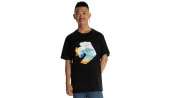 Converse Star Chevron Ocean T-Shirt Men - T-shirts Converse - Black - 10024746-A01-L - Size: L