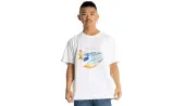 Converse Star Chevron Ocean T-Shirt Men - T-shirts Converse - White - 10024746-A02-XL - Size: XL