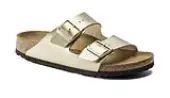 Birkenstock Arizona Birko-Flor Gold Regular Fit Unisex - Sandals Birkenstock - Yellow - 1016110-5 - Size: 5