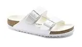 Birkenstock Arizona Birko-Flor White Regular Fit Women - Sandals Birkenstock - White - 1019061-3.5 - Size: 3.5