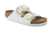 Birkenstock Arizona Big Buckle Birko-Flor Narrow Fit Women - Sandals Birkenstock - White - 1019818-9 - Size: 9