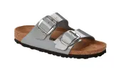 Birkenstock Arizona Big Buckle Birko-Flor Narrow Fit Women - Sandals Birkenstock - Grey - 1021365-9 - Size: 9