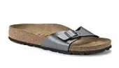 Birkenstock Madrid Birko-Flor Regular Fit Women - Sandals Birkenstock - Grey - 1021499-4.5 - Size: 4.5