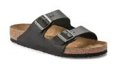 Birkenstock Arizona Natural Leather Narrow Fit Men - Sandals Birkenstock - Black - 1023141-7 - Size: 7