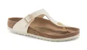 Birkenstock Gizeh Vegan Textile Narrow Fit Women - Sandals Birkenstock - Light Brown - 1024085-7.5 - Size: 7.5