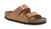 Birkenstock Arizona Vegan Birko-Flor Nubuck Regular Fit Women - Sandals Birkenstock - Brown - 1025006-7.5 - Size: 7.5
