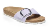 Birkenstock Madrid BB Rivet Logo Purple Fog Narrow Fit Women - Sandals Birkenstock - Purple - 1025543-4.5 - Size: 4.5