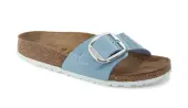 Birkenstock Madrid Big Buckle Birko-Flor Narrow Fit Women - Sandals Birkenstock - Blue - 1025834-9 - Size: 9