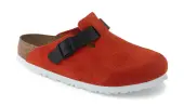 Birkenstock Boston BS Regular Fit Unisex - Sandals Birkenstock - Red - 1025952-8 - Size: 8