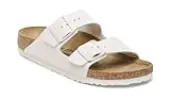 Birkenstock Arizona Suede Leather Regular Fit Women - Sandals Birkenstock - White - 1026817-10.5 - Size: 10.5