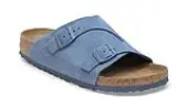 Birkenstock Zürich Suede Leather Narrow Fit Women - Sandals Birkenstock - Blue - 1026827-8 - Size: 8