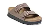 Birkenstock Arizona Flex Platform Birko-Flor Narrow Fit Women - Sandals Birkenstock - Brown - 1027417-7 - Size: 7