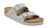 Birkenstock Arizona Birko-Flor Regular fit Women - Sandals Birkenstock - Grey - 1027720-2.5 - Size: 2.5