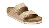 Birkenstock Arizona Birko-Flor Narrow fit Women - Sandals Birkenstock - Light Brown - 1027723-4.5 - Size: 4.5