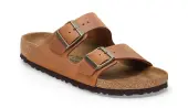 Birkenstock Arizona Natural Leather Oiled Regular Fit Men - Sandals Birkenstock - Brown - 1028272-2.5 - Size: 2.5