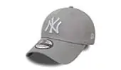 New Era Yankees Essential Grey 39THIRTY Cap Unisex - Headwear New Era - Grey - 10298279-L/XL - Size: L/XL