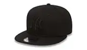 New Era Yankees Black 9FIFTY Cap Unisex - Headwear New Era - Black - 11180834-S/M - Size: S/M