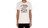 IrieDaily Fix The World Tee Men - T-shirts IrieDaily - White - 112D443-514-M - Size: M