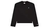 Champion Long Sleeve Jersey Top Women - Hoodies and Sweatshirts Champion - Black - 114235-KK001-M - Size: M