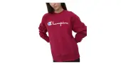 Champion Crewneck Sweatshirt DarkPink Men - Hoodies and Sweatshirts Champion - burgundy - 114612-RS510-M - Size: M