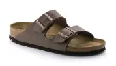 Birkenstock Arizona BF Nubuck Mocha Narrow Fit Unisex - Sandals Birkenstock - Brown - 151183-7.5 - Size: 7.5