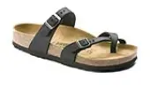 Birkenstock Mayari Oiled Leather Regular Fit Women - Sandals Birkenstock - Black - 171481-2.5 - Size: 2.5