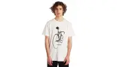 Dedicated T-shirt Stockholm Pencil Bike Off-White Men - T-shirts Dedicated - White - 18060-XL - Size: XL