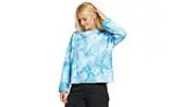 Dedicated Loose Sweatshirt Lerdala Tie Dye Blue Women - Hoodies and Sweatshirts Dedicated - Blue - 18265-M - Size: M