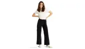 Dedicated Vara Workwear Pants Black Women - Pants Dedicated - Black - 19072-XS - Size: XS