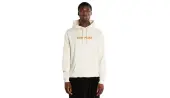 Dedicated Hoodie Falun Twin Peaks Logo Oat White Men - Hoodies and Sweatshirts Dedicated - White - 20227-XL - Size: XL