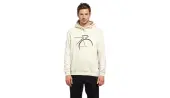Dedicated Hoodie Falun Side Bikes Oat White Men - Hoodies and Sweatshirts Dedicated - White - 21125-M - Size: M